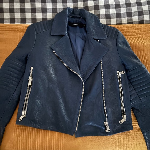 J Brand AIAH Leather Motorcycle Jacket - Picture 10 of 16